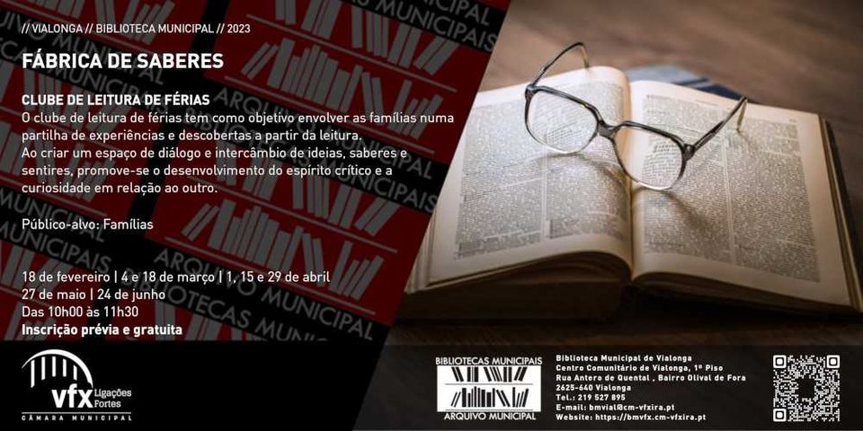 CLUBE DE LEITURA DE FÉRIAS