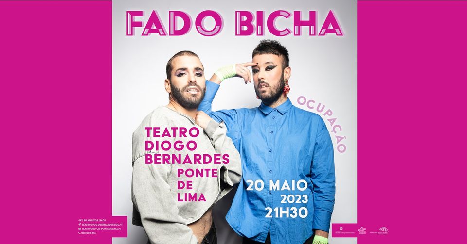 Ocupação | Fado Bicha | Teatro Diogo Bernardes - Ponte de Lima