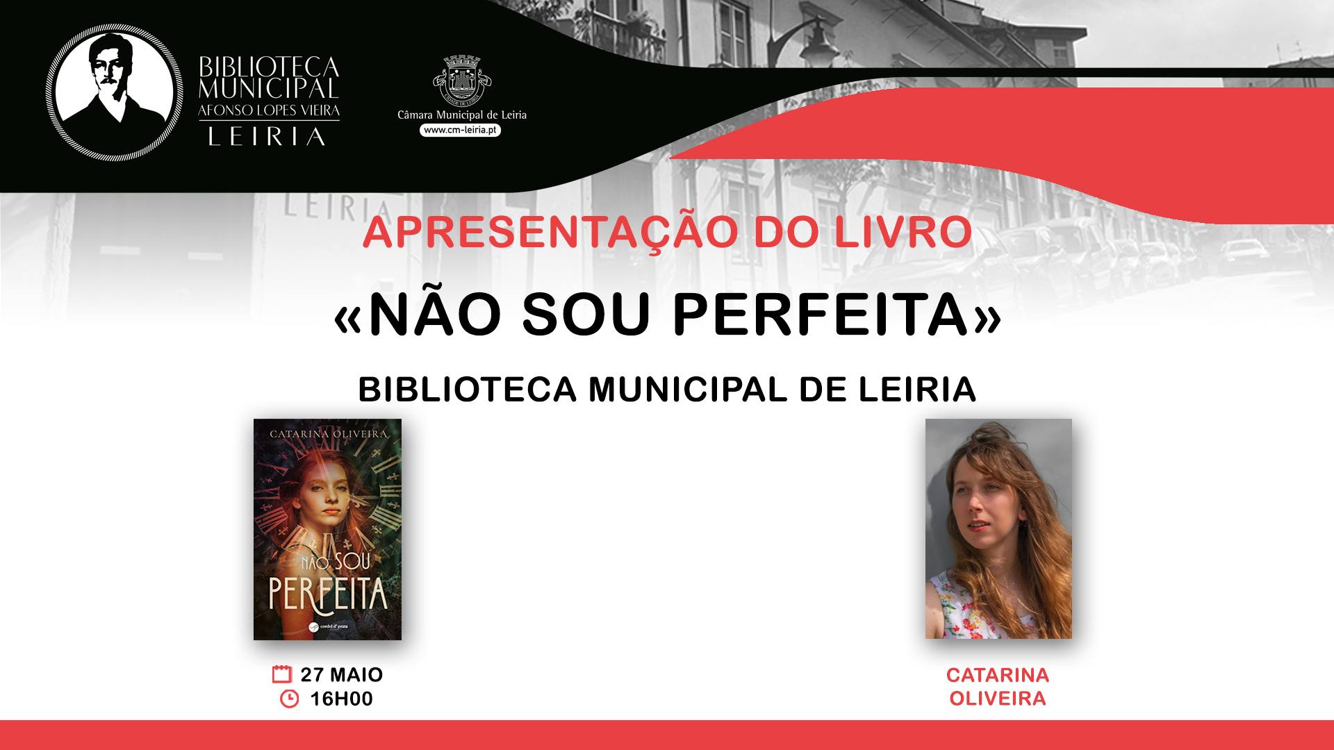 Apresentação do livro «Não sou perfeita» de Catarina Oliveira