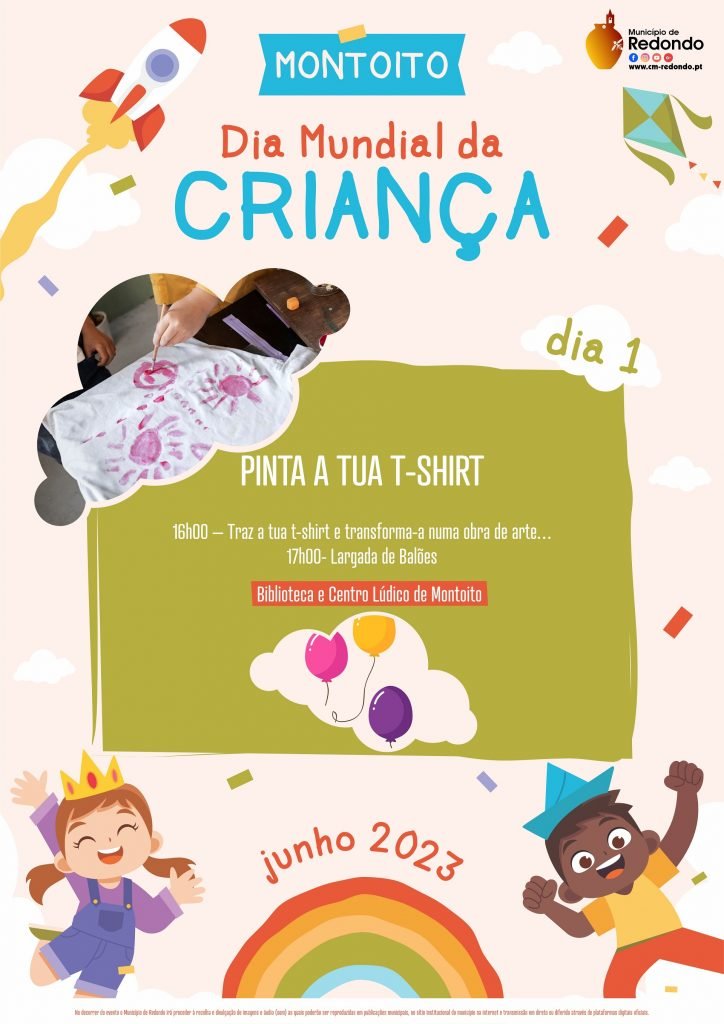 Dia Mundial da Criança | Biblioteca e Centro Lúdico de Montoito | 01 de junho