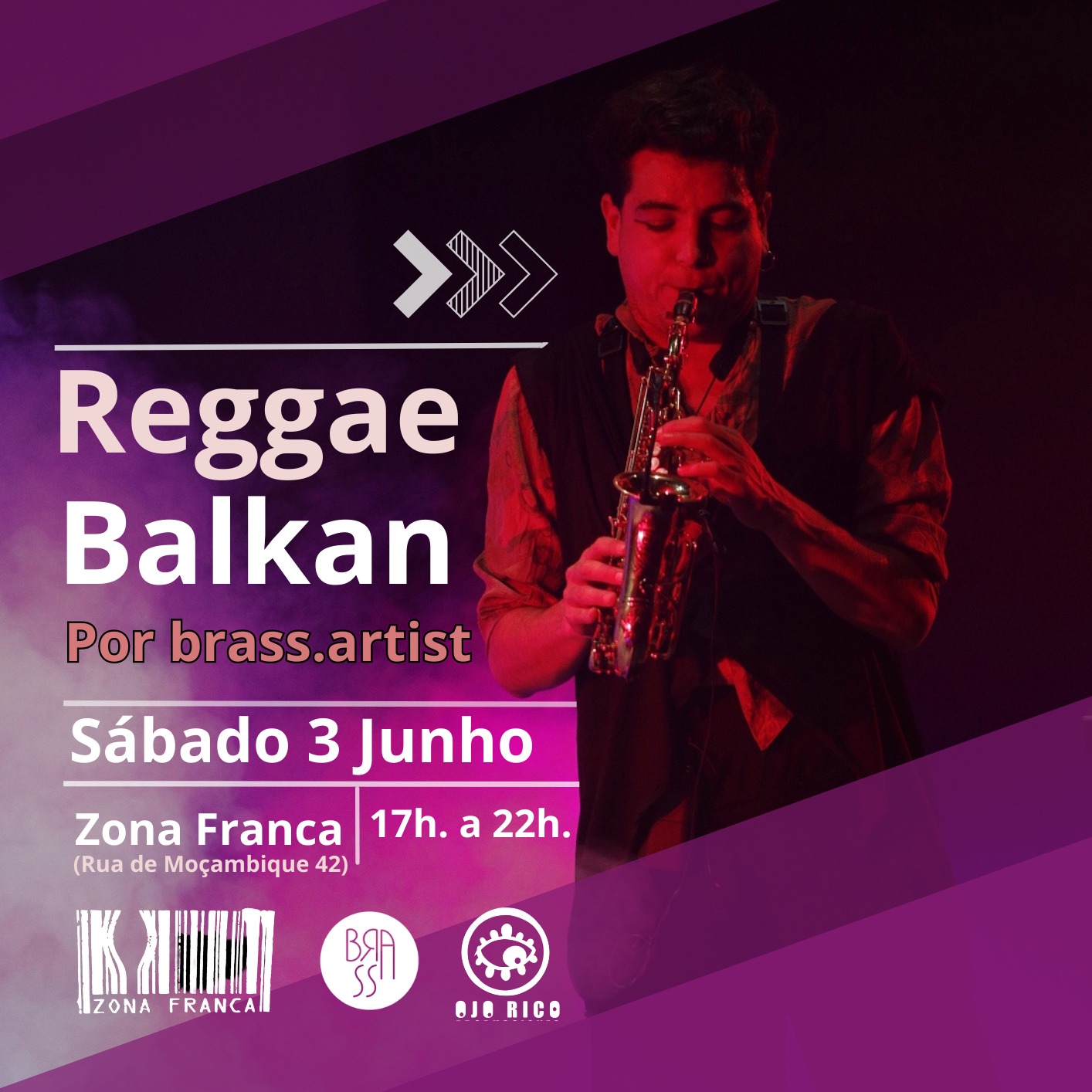 Reggae/Balkan selecta + Saxo (Zona Franca)