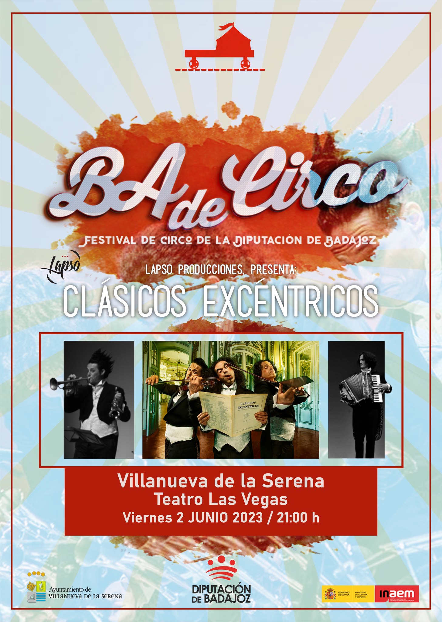 Ba de Circo. Festival de circo de la diputación de Badajoz 'Clásicos excéntricos'