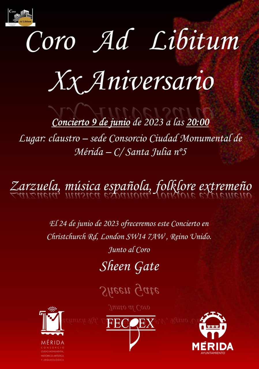 Concierto XX Aniversario Coro Ad Libitum