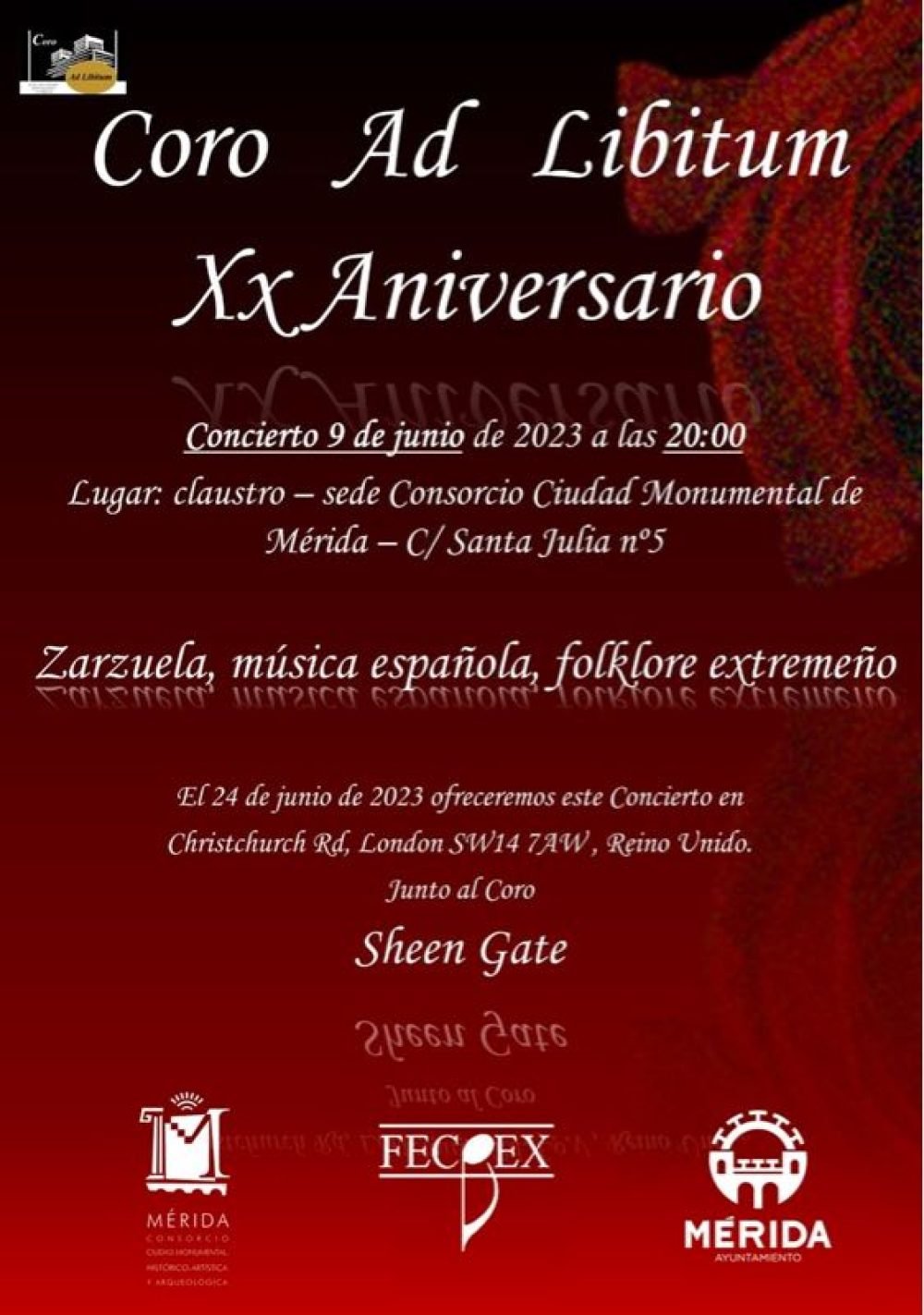 Concierto XX Aniversario Coro Ad Libitum