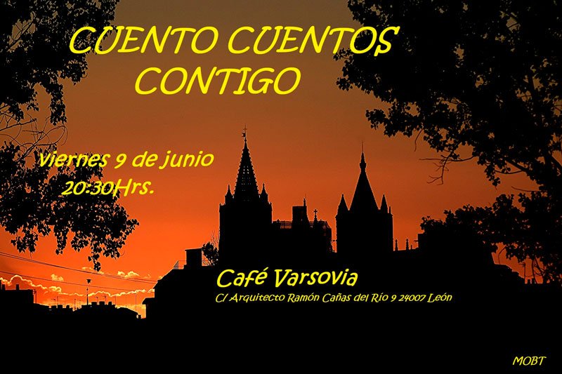 Cuento cuentos contigo. Junio 2023. Café Varsovia.