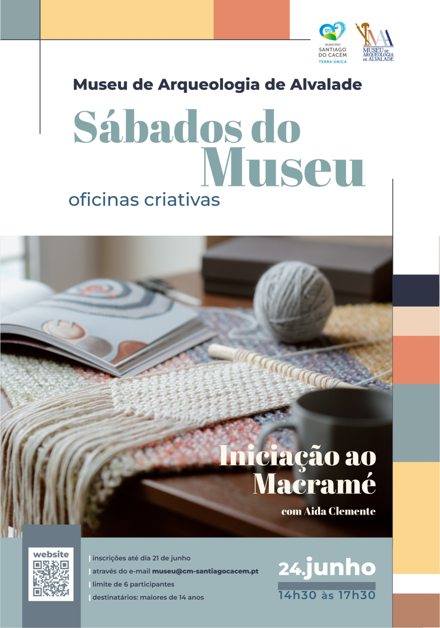 Sábados do Museu – Oficinas Criativas – Iniciação ao Macramé