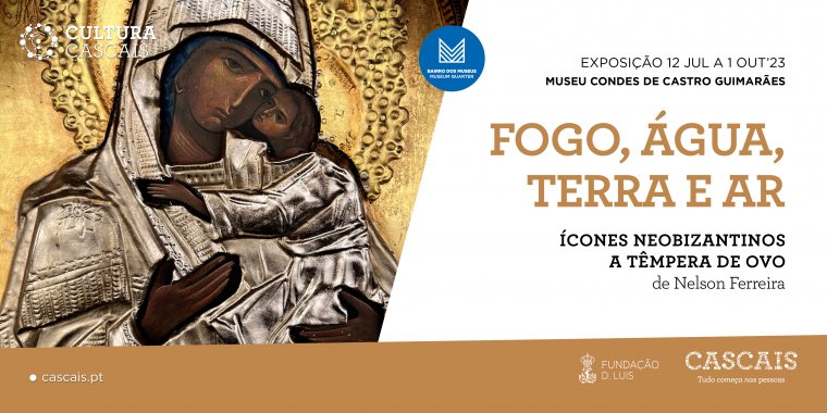 'Fogo, Água, Terra e Ar', de Nelson Ferreira | Exposição de ícones neobizantinos a têmpera de ovo