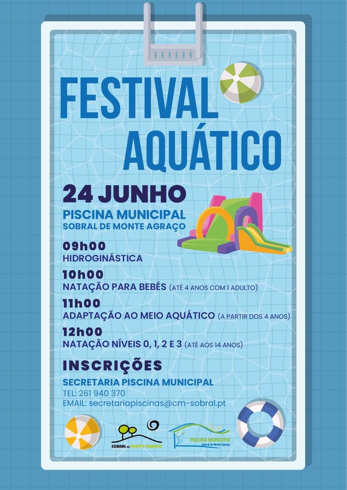 Festival Aquático - Piscina Municipal de Sobral de Monte Agraço