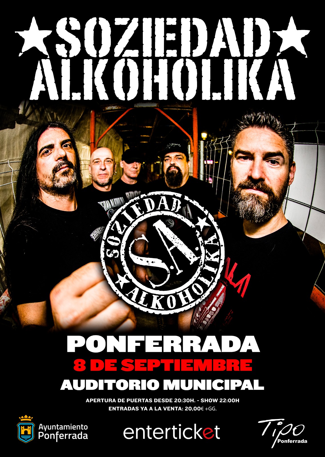 SOZIEDAD ALKOHOLIKA en Ponferrada