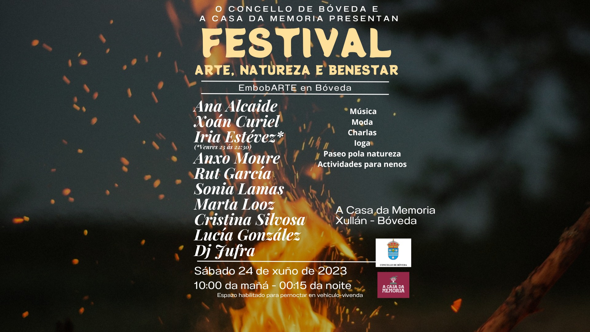 Festival Arte, Natureza e Benestar.