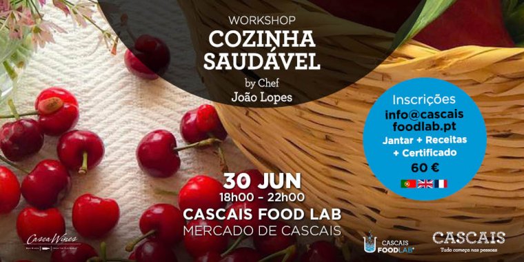 Workshop Cozinha Saudável e Sustentável by chef João Lopes