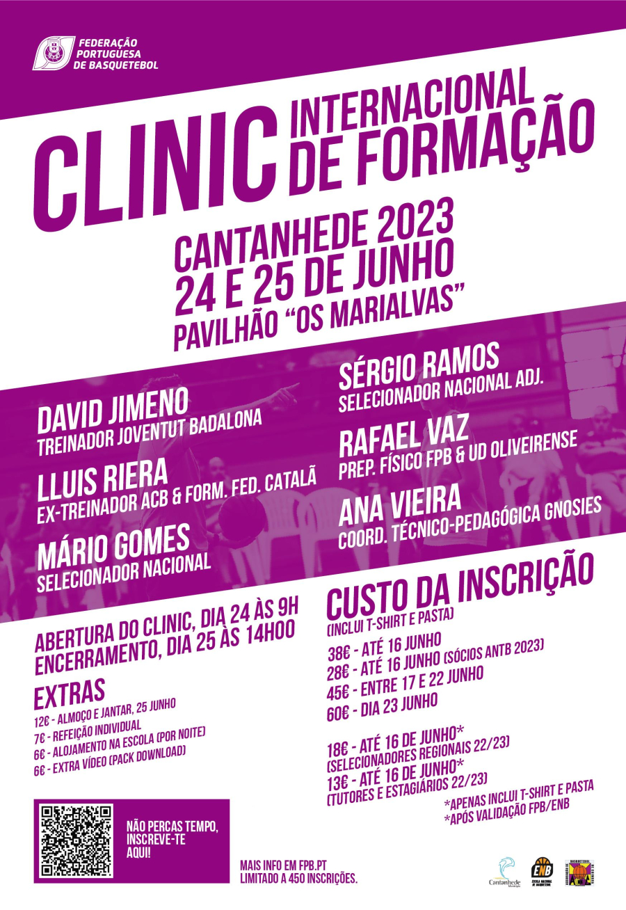 Clinic Internacional de Formação de Basquetebol - Cantanhede 2023