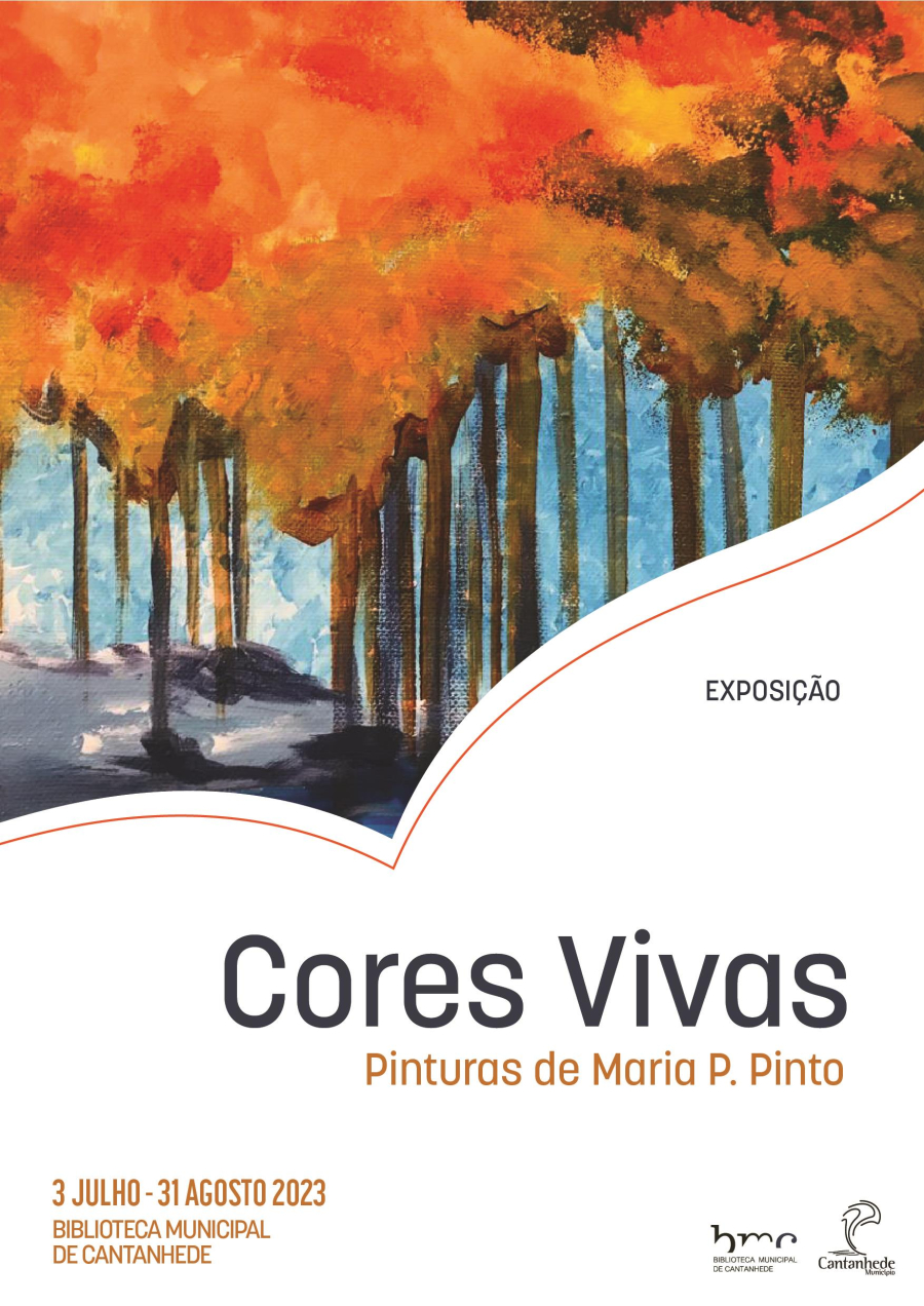 Exposição Cores Vivas, de Maria P. Pinto