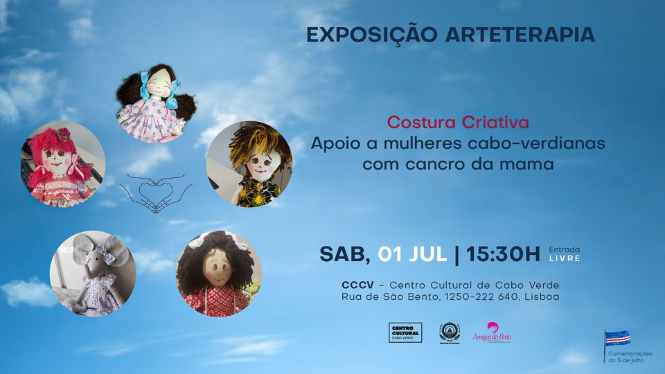 EXPOSIÇÃO ARTETERAPIA - Costura Criativa | Comemorações do 5 de Julho
