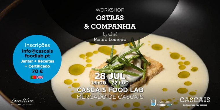 Workshop Ostras & Companhia by chef Mauro Loureiro