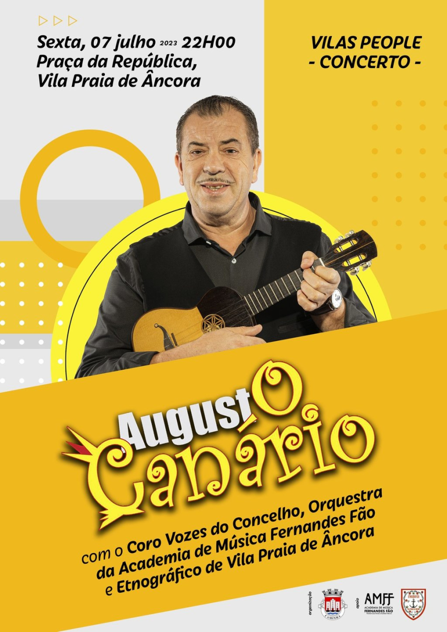 Vila People - Augusto Canário com o Coro Vozes do Concelho, Orquestra da Academia de Música Fernandes Fão e Etnográfico de Vila Praia de Âncora,