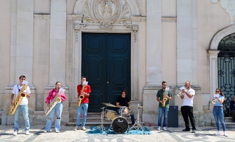 Nameless Brass Band, da Escola de Música da Quinta do Picado