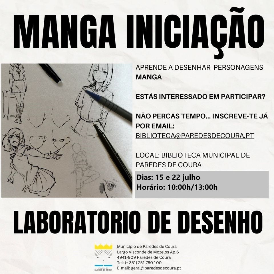 Laboratório de desenho – Manga iniciação
