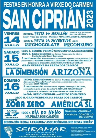 FESTAS DE SAN CIPRIÁN 2023