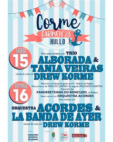 FESTAS DO CARME 2023 | Corme