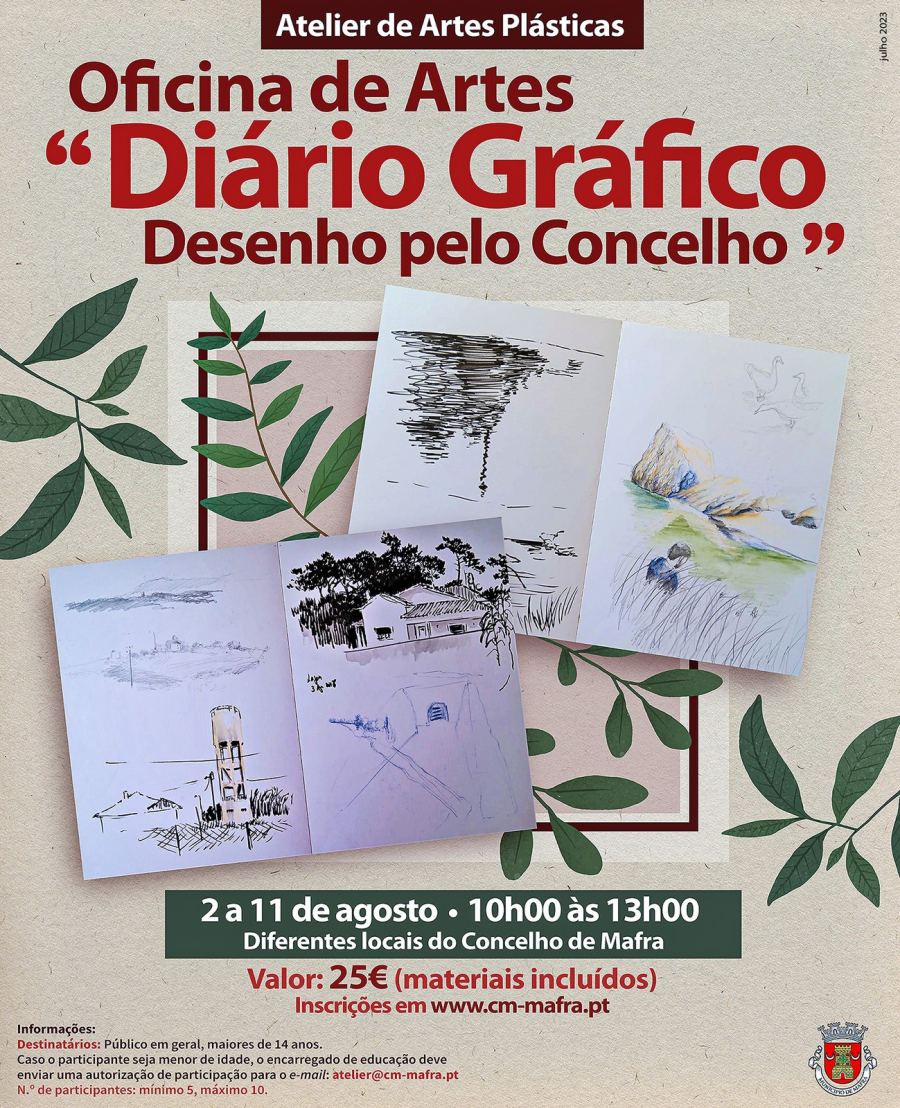 Oficina de Artes 'Diário Gráfico - Desenho pelo Concelho'