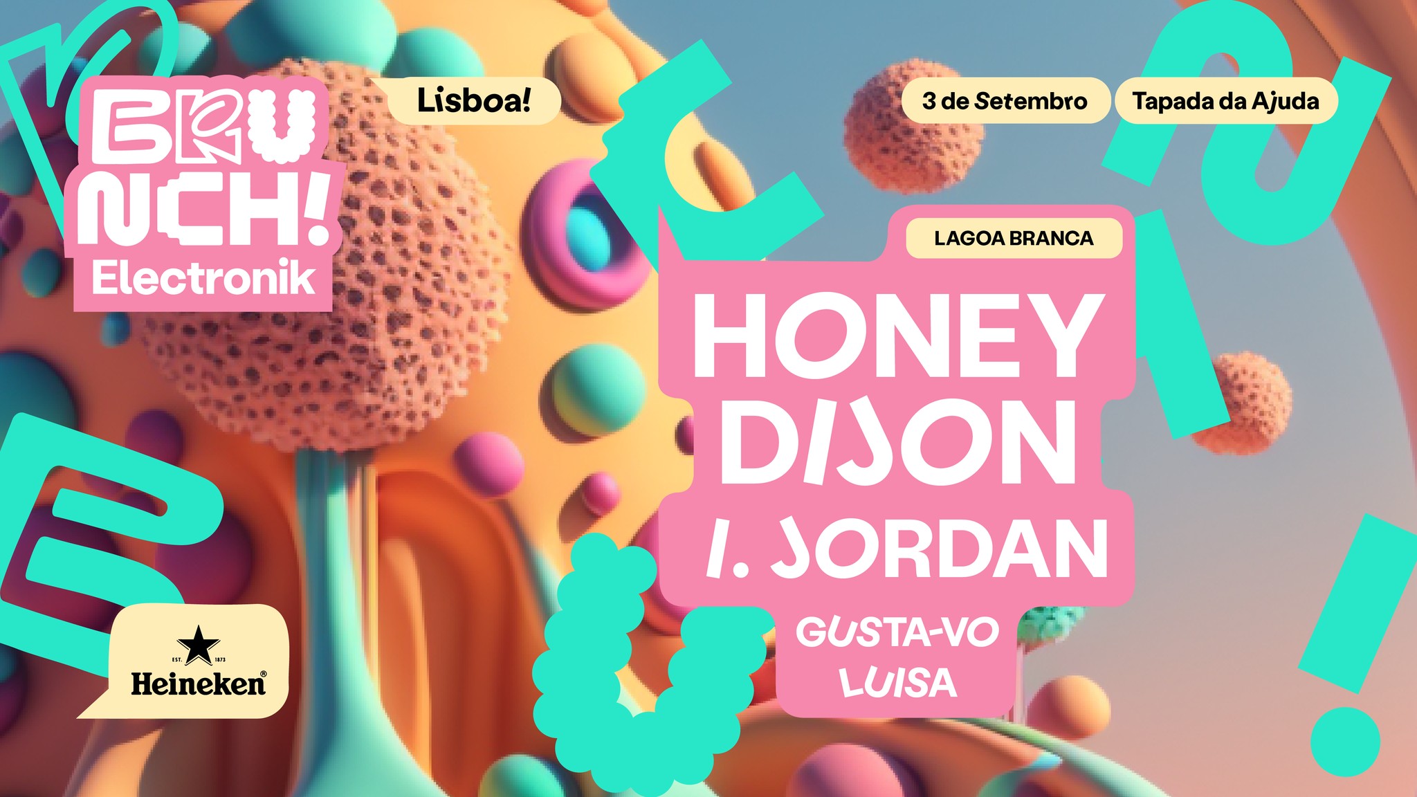 Brunch Electronik Lisboa #7 – Honey Dijon, I. Jordan, Gusta-vo e Luisa