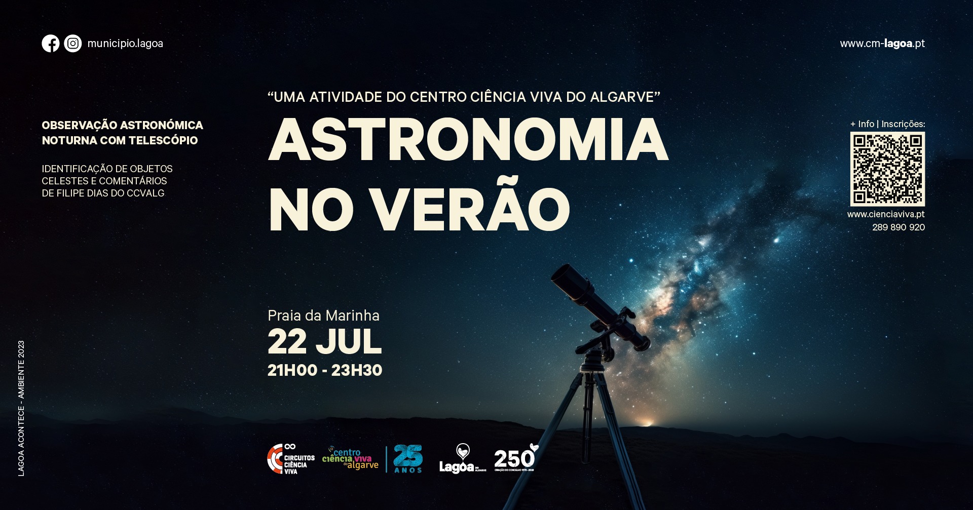  'Astronomia no Verão' | Centro de Ciência Viva do Algarve