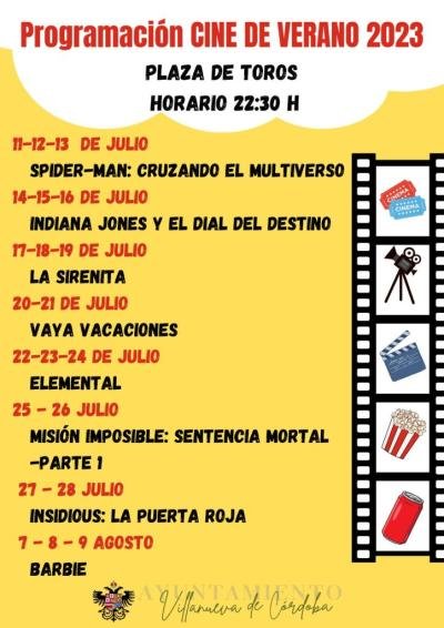 Cine de verano de Villanueva de Córdoba