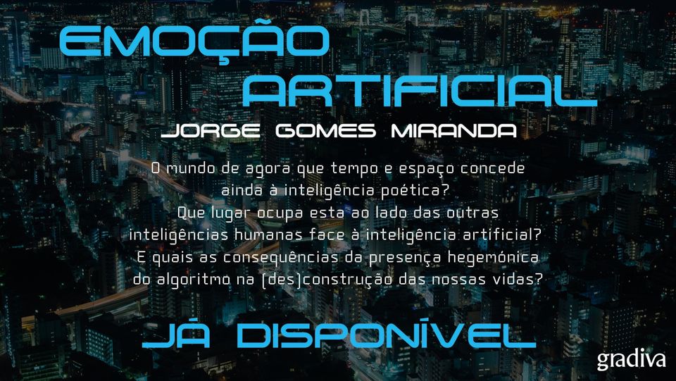 Apresentação do novo livro do poeta Jorge Gomes Miranda | Emoção Artificial | Lisboa