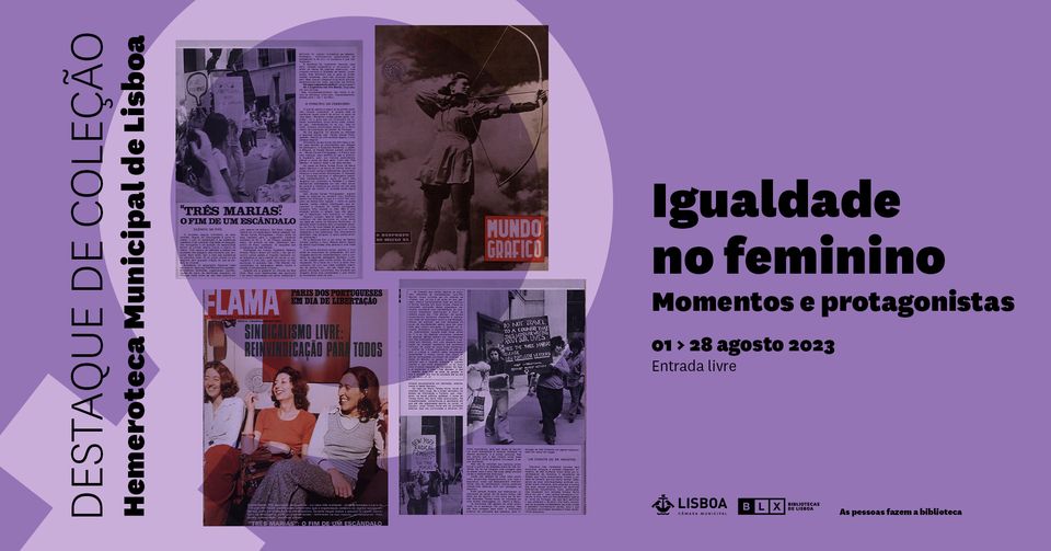 Igualdade no feminino: momentos e protagonistas | Destaque de coleção
