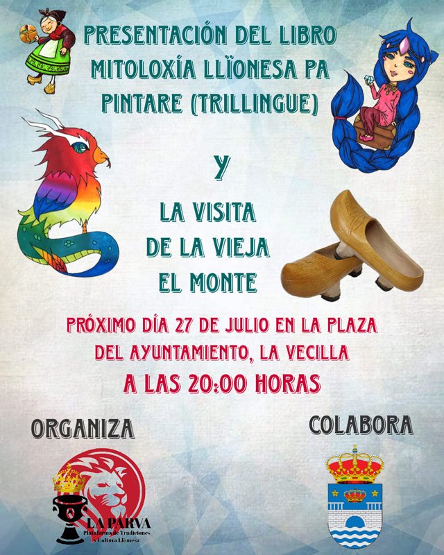 Presentación del libro Mitoloxia Lionesa pa pintare y visita de la Vieja del monte. La Vecilla