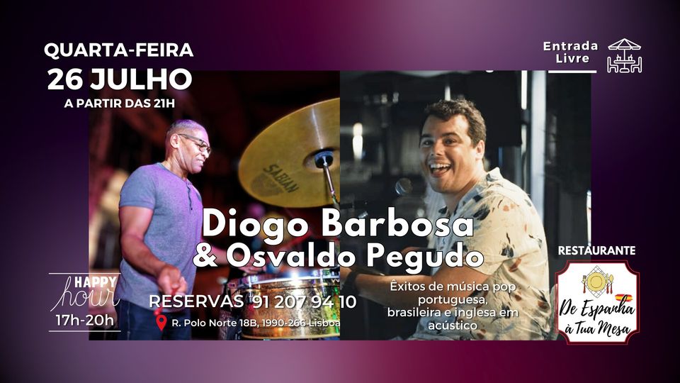 Diogo Barbosa & Osvaldo Pegudo en De Espanha à Tua Mesa