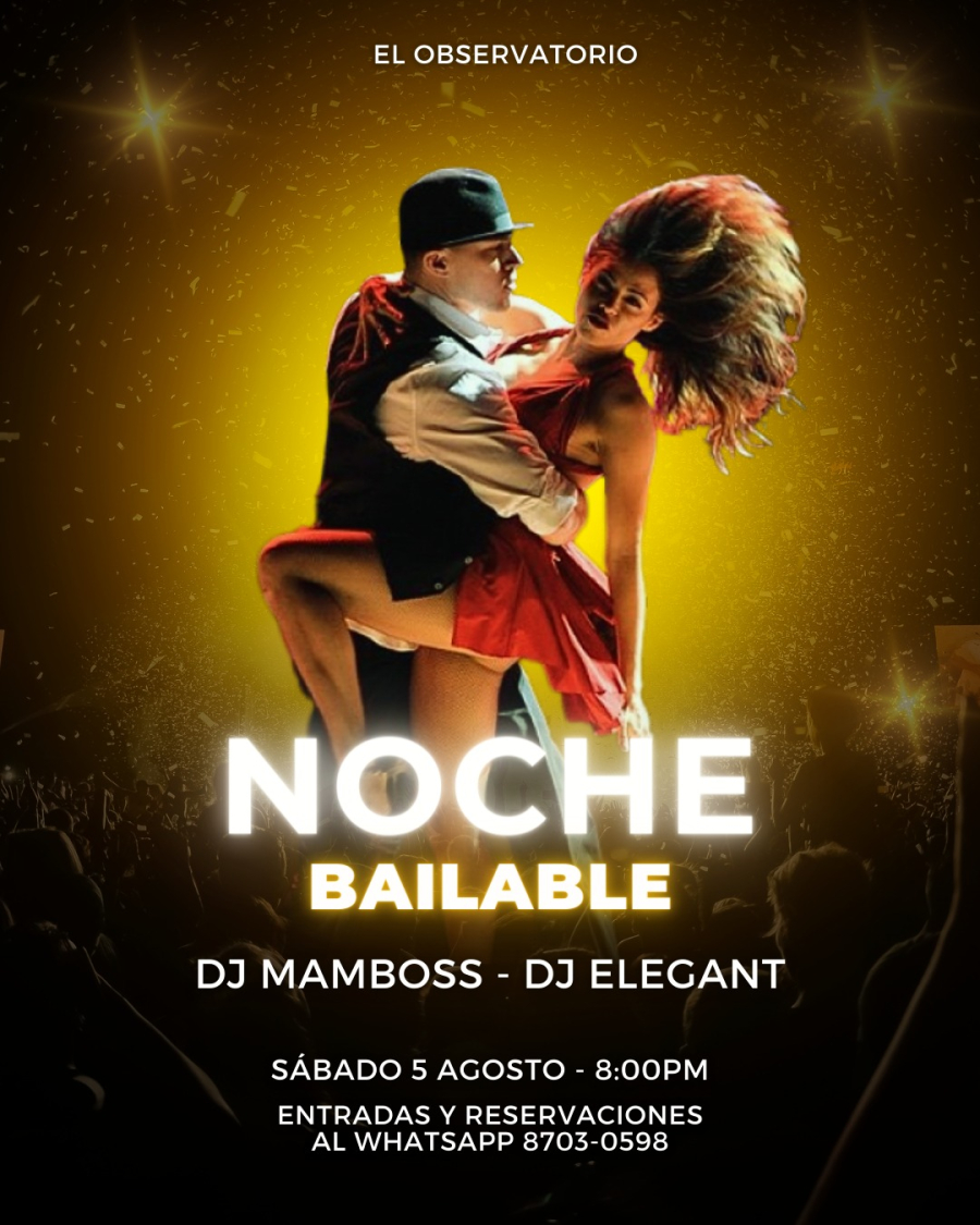 Noche Bailable! DJ MAMBOSS & DJ ELEGANT.