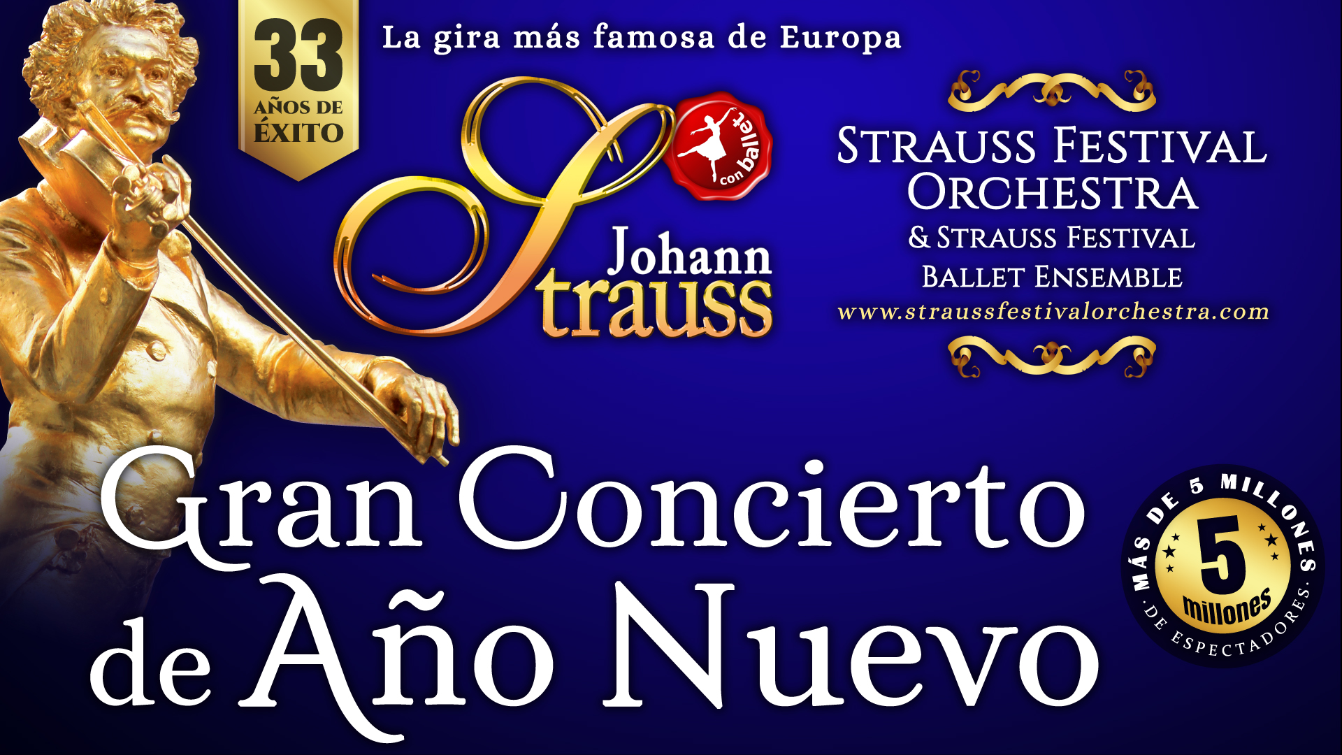 Johann Strauss, Gran Concierto de Año Nuevo