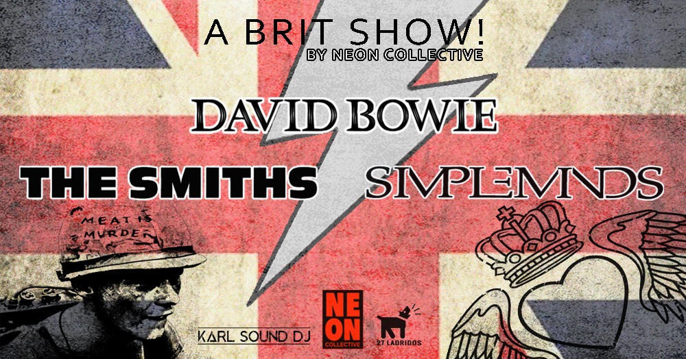 David Bowie, The Smiths & Simple Minds by Neon Collective en Almería