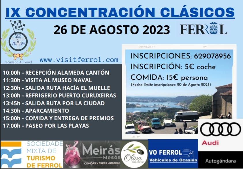 ©oncentración clásicos Ferrol 2023
