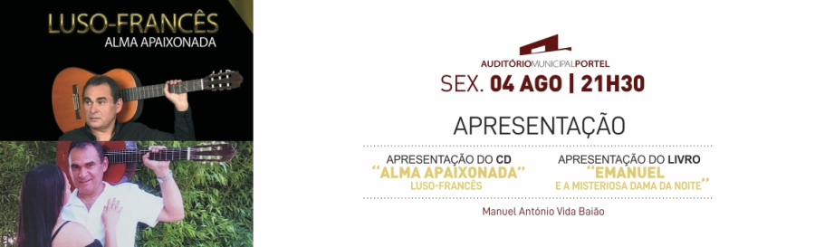 Lançamento de Livro e CD de Manuel António Vida Baião