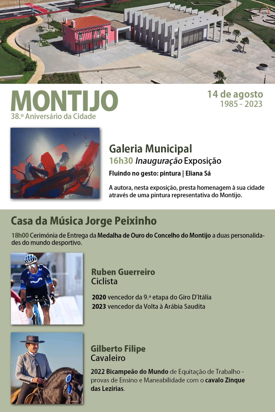 Comemorações do 38.º Aniversário da Cidade do Montijo