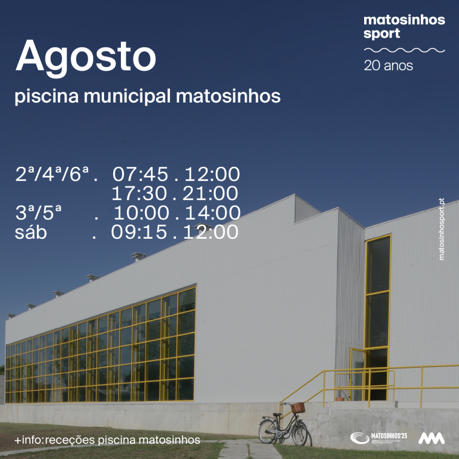 Piscina de Matosinhos aberta em agosto