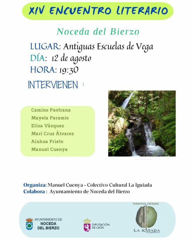 XIV Encuentro literario. Noceda del Bierzo.