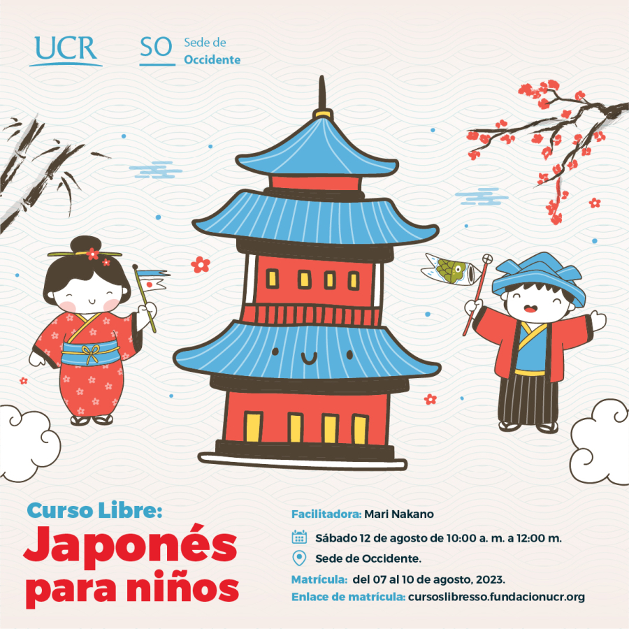 Matrícula de curso libre: Japonés para niños