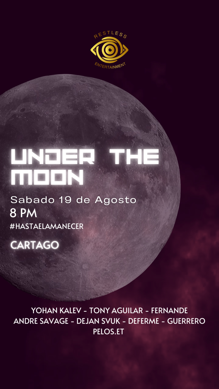 Restless // Under the Moon // Cartago