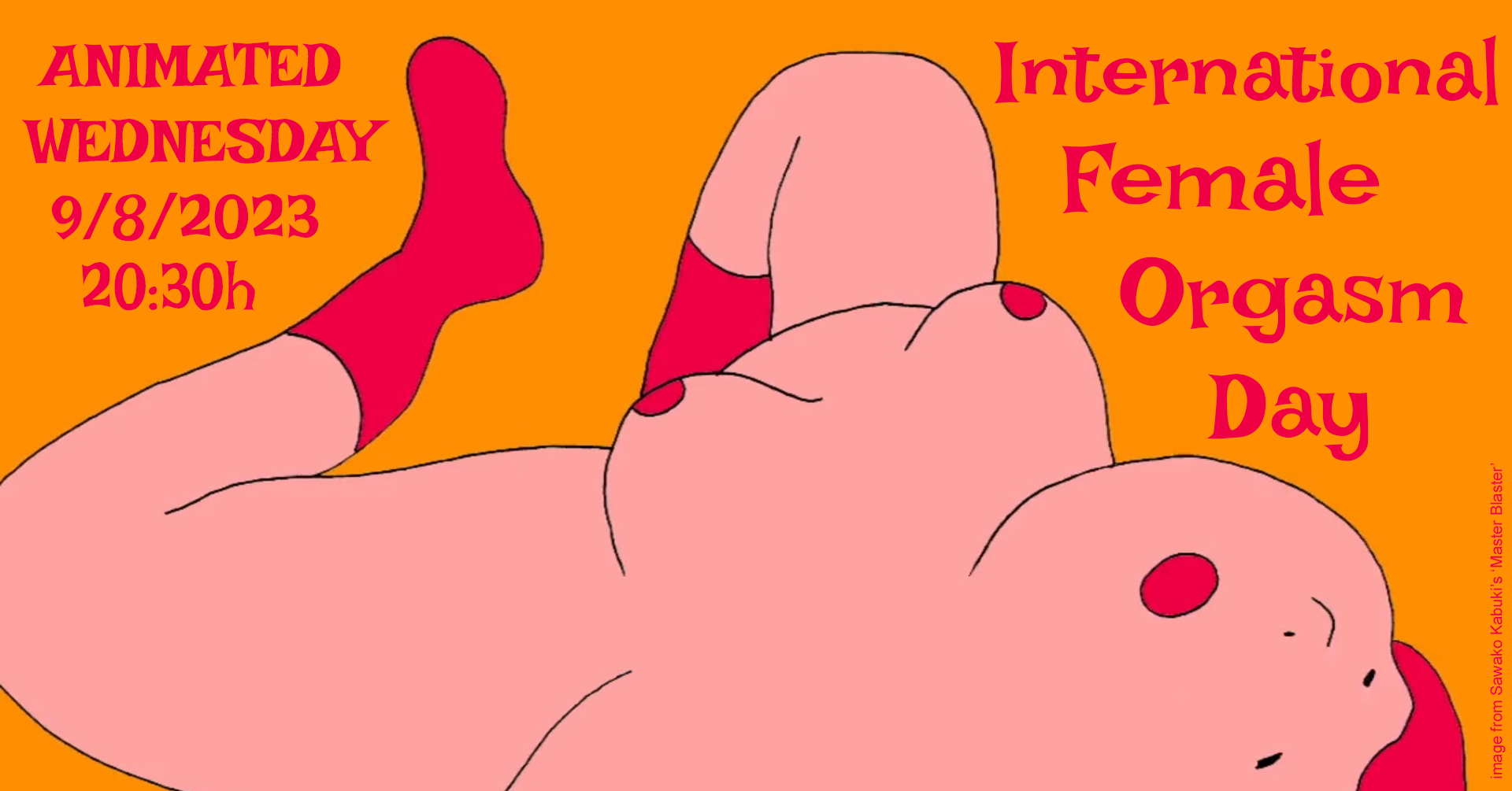 Animated Wednesday International Female Orgasm Day Viral Agenda