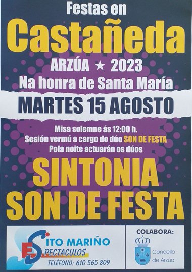 FESTAS EN CASTAÑEDA 2023
