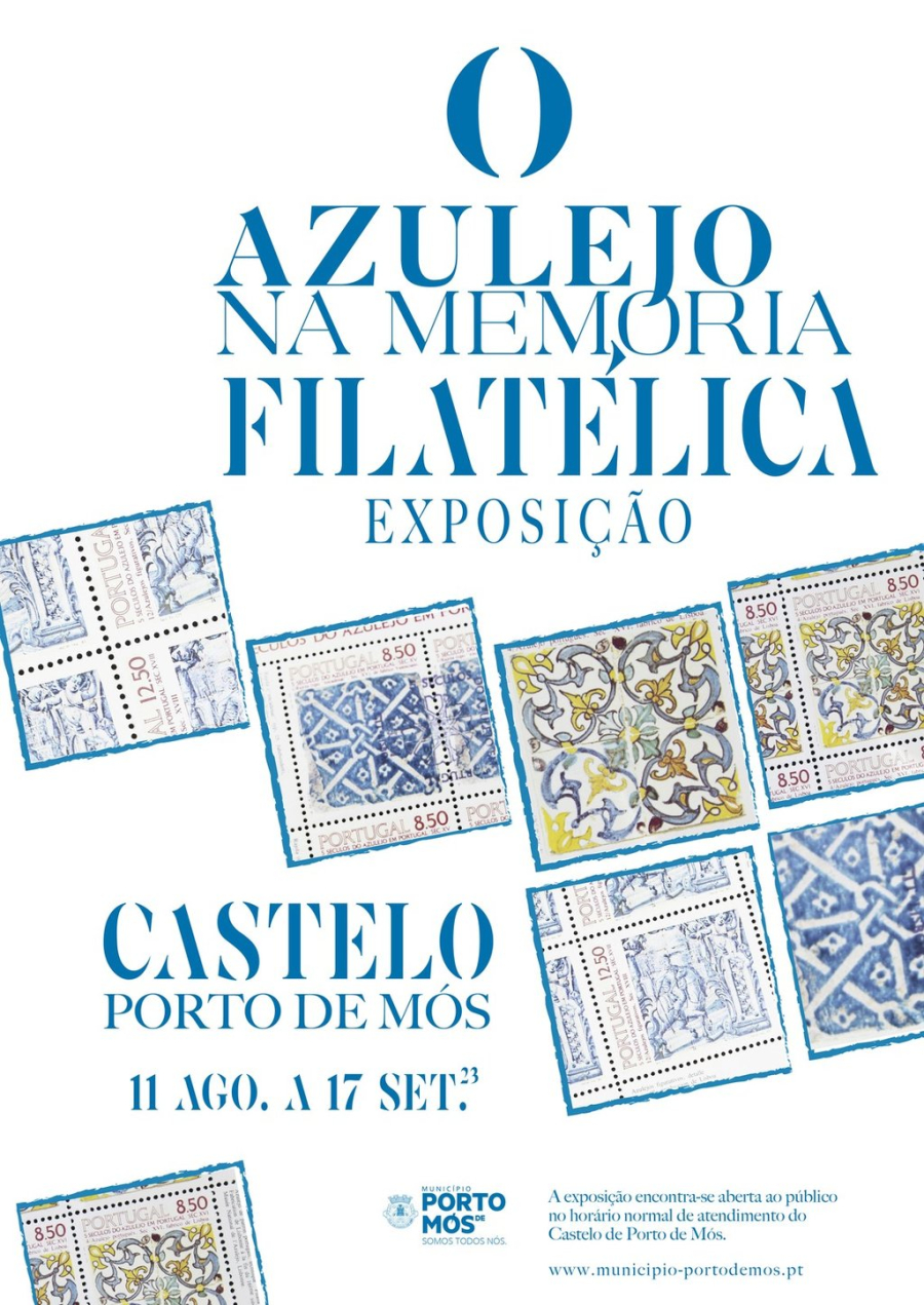 O azulejo na memória filatélica - Exposição no Castelo