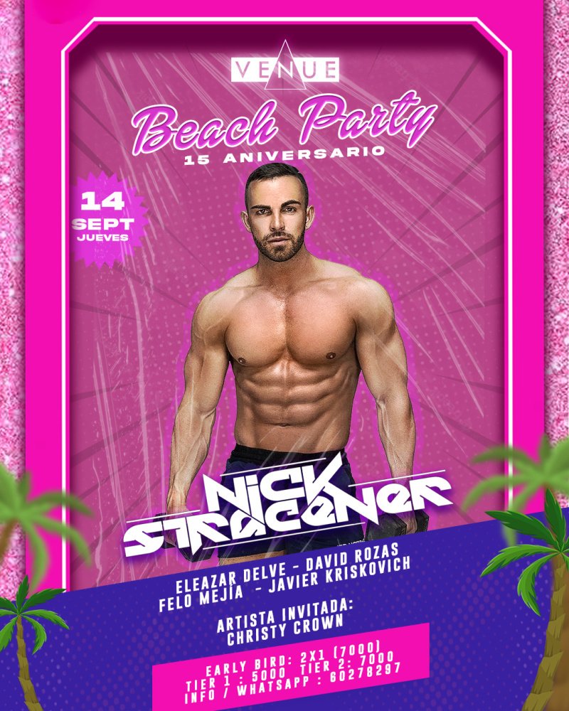 BEACH PARTY 15 ANIVERSARIO / Nick Stracener