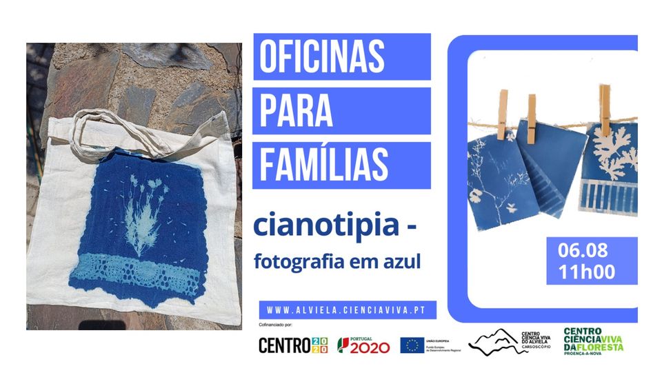 Oficinas para Famílias: Cianotipia - fotografia em azul