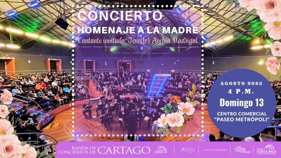Concierto "Homenaje a las Madres" | Banda de Conciertos de Cartago