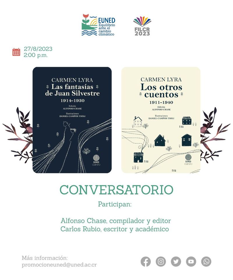 Conversatorio: Las fantasías de Juan Silvestre y Los otros cuentos de Carmen Lyra