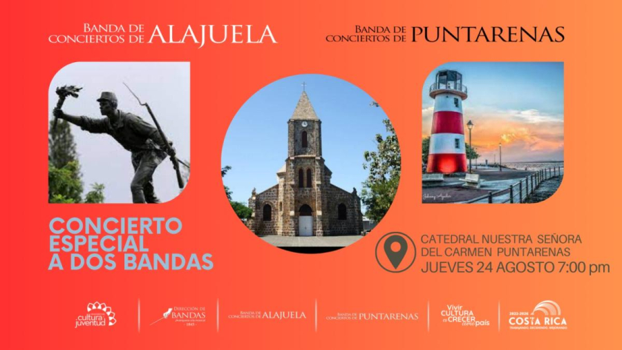 Concierto Especial a Dos Bandas  | Bandas de Conciertos de Puntarenas y Alajuela